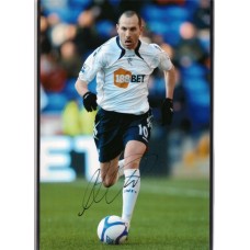 Autographed photo of Martin Petrov the Bolton Wanderers footballer.